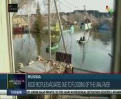 Flooding caused by rising waters on the Ural River burst a dam near the Russia-Kazakhstan border, forcing some 8,000 people to evacuate, officials said. teleSUR