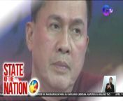 May panibagong arrest warrant laban kay Pastor Apollo Quiboloy.&#60;br/&#62;Ipinaaresto siya at lima pang akusado ng Pasig Regional Trial Court para sa kasong Qualified Human Trafficking.&#60;br/&#62;&#60;br/&#62;&#60;br/&#62;State of the Nation is a nightly newscast anchored by Atom Araullo and Maki Pulido. It airs Mondays to Fridays at 10:30 PM (PHL Time) on GTV. For more videos from State of the Nation, visit http://www.gmanews.tv/stateofthenation.&#60;br/&#62;&#60;br/&#62;#GMAIntegratedNews #KapusoStream #BreakingNews&#60;br/&#62;&#60;br/&#62;Breaking news and stories from the Philippines and abroad:&#60;br/&#62;GMA Integrated News Portal: http://www.gmanews.tv&#60;br/&#62;Facebook: http://www.facebook.com/gmanews&#60;br/&#62;TikTok: https://www.tiktok.com/@gmanews&#60;br/&#62;Twitter: http://www.twitter.com/gmanews&#60;br/&#62;Instagram: http://www.instagram.com/gmanews&#60;br/&#62;&#60;br/&#62;GMA Network Kapuso programs on GMA Pinoy TV: https://gmapinoytv.com/subscribe