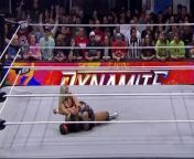 Edge Saves Willow form Angry Sasha Banks from mixed wrestling sasha banks