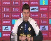 Chelsea boss Mauricio Pochettino gives his views on the proposed scrapping of FA Cup replays as they prepare to face Manchester City in the semi-final&#60;br/&#62;Cobham, London, UK