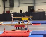 During a gymnastics competition, this young gymnast attempted a backflip on the pommel horse. However, she lost her balance and fell on the mats below.&#60;br/&#62;&#60;br/&#62;“The underlying music rights are not available for license. For use of the video with the track(s) contained therein, please contact the music publisher(s) or relevant rightsholder(s).”