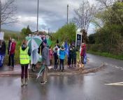 Teacher strike at Llangors Church in Wales Primary School from teacher upskr
