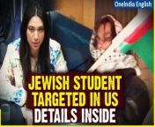 Jewish student Sahar Tartak, also the editor-in-chief of the Yale Free Press, was attacked when demonstrators surrounded her and jabbed her in the eye with a Palestinian flagpole. Despite reporting the incident, her attacker remains unpunished. &#60;br/&#62; &#60;br/&#62;#sahartartak #propalestineprotestusa #propalestinianprotestusa #propalestinedemonstrationusa #propalestineprotest2024usa #news #Oneinda #Oneindia news &#60;br/&#62;~PR.152~ED.103~GR.121~HT.96~