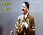 This is a remake of a speech by Adolf Hitler in before WW2. It has been rebuild in English as a historical reconstruction.(for educational purpose only)