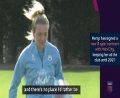 Head coach Gareth Taylor is excited for the future after Man City extended Lauren Hemp&#39;s contract until 2027.