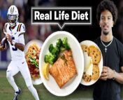 Jayden Daniels, 2023 Heisman Trophy winner and a top prospect in the 2024 NFL Draft, has been busy bulking up for his rookie season debut. From a protein-packed omelet and bacon breakfast to his go-to late night snack, here is everything the LSU Tigers quarterback eats in a day.Director: Cole EvelevDirector of Photography: Carter RossEditor: Phil CeconiGuest: Jayden DanielsProducer: Sam DennisProduction Manager: James PipitoneProduction Coordinator: Elizabeth HymesEquipment Manager: Kevin BalashTalent Booker: Paige Keffer, Meredith JudkinsCamera Operator: Shay Eberle-GunstSound Mixer: Justin FoxProduction Assistant: Brock SpitaelsFood Stylist: Brett LongPost Production Supervisor: Rachael KnightPost Production Coordinator: Ian BryantSupervising Editor: Rob LombardiAssistant Editor: Billy WardArts and Graphics Lead: Lea Kichler