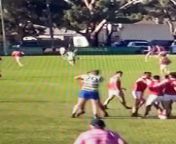 Footage of the scuffle that saw Collingullie-Wagga&#39;s Sam Durnan reported.