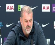 Tottenham boss Ange Postecoglubelieves the players will be hurting from recent defeats as they prepare to face Liverpool&#60;br/&#62;Tottenham training centre, London, UK