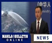 China justifies another water cannon attack on two Philippine vessels conducting food supply mission in the waters off Bajo de Masinloc.&#60;br/&#62;&#60;br/&#62;Lin Jian, China’s Foreign Ministry spokesman, says the Philippine vessels supposedly illegally entered into the waters that China claims to be its own.&#60;br/&#62;&#60;br/&#62;READ MORE: https://mb.com.ph/2024/5/1/pentagon-says-water-cannon-endagered-filipino-lives-as-china-justifies-action