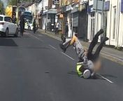 Suspect tackled to ground by Rochdale police officer after escaping from ambulanceGreater Manchester Police