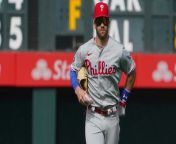 Bryce Harper Shines Bright with Three Home Runs and Six RBIs from မြန်﻿မာမင်းသမီး six fil