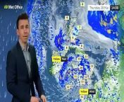 Aidan McGivern presents the next 10 days weather - Met Office from scarlett vanwhit