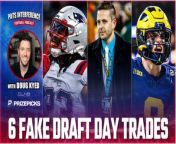 Will the Patriots trade Kyle Dugger? If so, what might they get in return? The Boston Herald&#39;s Doug Kyed returns to break down possible Patriots trades involving Dugger, a move back into the first round, doubling up on wide receiver picks and much more.&#60;br/&#62;&#60;br/&#62;You can also listen and Subscribe to Pats Interference on iTunes, Spotify, Stitcher, and at CLNSMedia.com two times a week!&#60;br/&#62;&#60;br/&#62;Get in on the excitement with PrizePicks, America’s No. 1 Fantasy Sports App, where you can turn your hoops knowledge into serious cash. Download the app today and use code CLNS for a first deposit match up to &#36;100! Pick more. Pick less. It’s that Easy! Football season may be over, but the action on the floor is heating up. Whether it’s Tournament Season or the fight for playoff homecourt, there’s no shortage of high stakes basketball moments this time of year. Quick withdrawals, easy gameplay and an enormous selection of players and stat types are what make PrizePicks the #1 daily fantasy sports app!