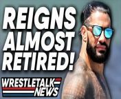 What do you think about Roman Reigns&#39; near-retirement? Let me know in the comments!&#60;br/&#62;The Rock: Backstage Politics In WWE, Movies &amp; Beyondhttps://youtu.be/09KwOz0kXMU&#60;br/&#62;The Fall of the McMahon Familyhttps://youtu.be/K-bCFZ4jxAs&#60;br/&#62;More wrestling news on https://wrestletalk.com/&#60;br/&#62;&#60;br/&#62;0:00 - Coming up...&#60;br/&#62;0:54 - Roman Reigns Near-Retirement&#60;br/&#62;2:30 - Vince McMahon Banned&#60;br/&#62;5:03 - Drew McIntyre Re-Signing Update&#60;br/&#62;5:59 - Becky Lynch Shoots On Ronda Rousey &amp; WrestleMania 35&#60;br/&#62;9:17 - MJF Injury Update&#60;br/&#62;10:27 - New Look Jon Moxley&#60;br/&#62;10:49 - Undertaker Says Who Should Have Broken The Streak&#60;br/&#62;Roman Reigns Near-Retirement; Vince McMahon BANNED! Becky Lynch Rousey SHOOT! &#124; WrestleTalk&#60;br/&#62;#RomanReigns #VinceMcMahon #BeckyLynch&#60;br/&#62;&#60;br/&#62;Subscribe to WrestleTalk Podcasts https://bit.ly/3pEAEIu&#60;br/&#62;Subscribe to partsFUNknown for lists, fantasy booking &amp; morehttps://bit.ly/32JJsCv&#60;br/&#62;Subscribe to NoRollsBarredhttps://www.youtube.com/channel/UC5UQPZe-8v4_UP1uxi4Mv6A&#60;br/&#62;Subscribe to WrestleTalkhttps://bit.ly/3gKdNK3&#60;br/&#62;SUBSCRIBE TO THEM ALL! Make sure to enable ALL push notifications!&#60;br/&#62;&#60;br/&#62;Watch the latest wrestling news: https://shorturl.at/pAIV3&#60;br/&#62;Buy WrestleTalk Merch here! https://wrestleshop.com/ &#60;br/&#62;&#60;br/&#62;Follow WrestleTalk:&#60;br/&#62;Twitter: https://twitter.com/_WrestleTalk&#60;br/&#62;Facebook: https://www.facebook.com/WrestleTalk.Official&#60;br/&#62;Patreon: https://goo.gl/2yuJpo&#60;br/&#62;WrestleTalk Podcast on iTunes: https://goo.gl/7advjX&#60;br/&#62;WrestleTalk Podcast on Spotify: https://spoti.fi/3uKx6HD&#60;br/&#62;&#60;br/&#62;About WrestleTalk:&#60;br/&#62;Welcome to the official WrestleTalk YouTube channel! WrestleTalk covers the sport of professional wrestling - including WWE TV shows (both WWE Raw &amp; WWE SmackDown LIVE), PPVs (such as Royal Rumble, WrestleMania &amp; SummerSlam), AEW All Elite Wrestling, Impact Wrestling, ROH, New Japan, and more. Subscribe and enable ALL notifications for the latest wrestling WWE reviews and wrestling news.&#60;br/&#62;&#60;br/&#62;Sources used for research:&#60;br/&#62;Roman Reigns Almost Retired&#60;br/&#62;https://www.wrestlezone.com/news/1458945-paul-heyman-roman-reigns-considered-himself-retired&#60;br/&#62;Vince McMahon Banned&#60;br/&#62;https://www.cagesideseats.com/2024/3/29/24115223/rumor-roundup-vince-mcmahon-ban-cm-punk-promo-goes-long-mcintyre-wwe-contract-mjf-injury-top-dolla&#60;br/&#62;https://wrestletalk.com/news/vince-mcmahon-name-banned-wwe-television/&#60;br/&#62;Vince McMahon Sells &#36;100m More TKO Stock&#60;br/&#62;https://www.wrestlinginc.com/1550881/vince-mcmahon-sells-another-100-million-dollars-tko-stock/&#60;br/&#62;Drew McIntyre Re-Signing Update&#60;br/&#62;https://www.cagesideseats.com/2024/3/29/24115223/rumor-roundup-vince-mcmahon-ban-cm-punk-promo-goes-long-mcintyre-wwe-contract-mjf-injury-top-dolla&#60;br/&#62;Becky On Ronda Rousey Being Mismanaged In WWE&#60;br/&#62;https://www.wrestlezone.com/news/1458693-becky-lynch-on-ronda-rousey-comments-about-wwe&#60;br/&#62;Ronda Rousey Changed The Finish Of WrestleMania 35&#60;br/&#62;https://www.sportskeeda.com/wwe/news-ronda-rousey-refused-tap-top-wwe-star-bizarre-reason-felt-mother-never-talk&#60;br/&#62;
