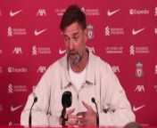 Liverpool boss Jurgen Klopp also gave his reaction to the new Xabi Alonso would not be replacing him at Anfield and would stay as Bayer Leverkusen coach&#60;br/&#62;Liverpool, UK